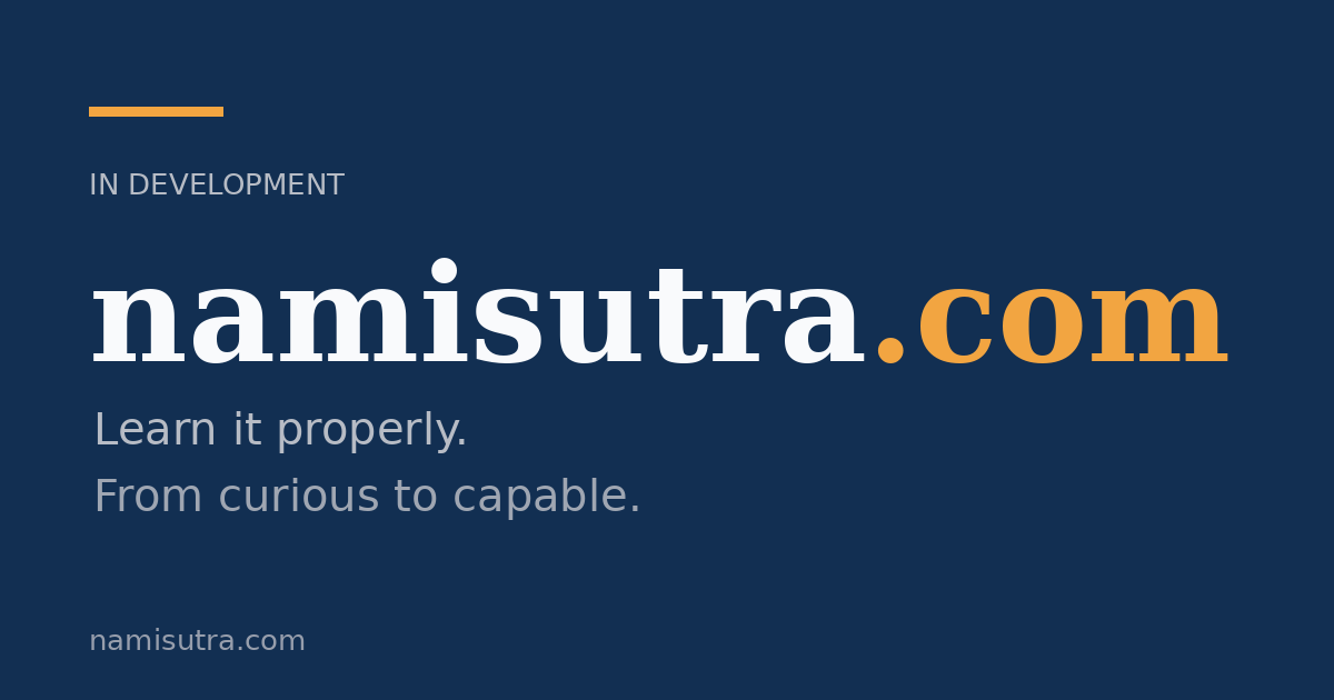 Link preview image for namisutra.com